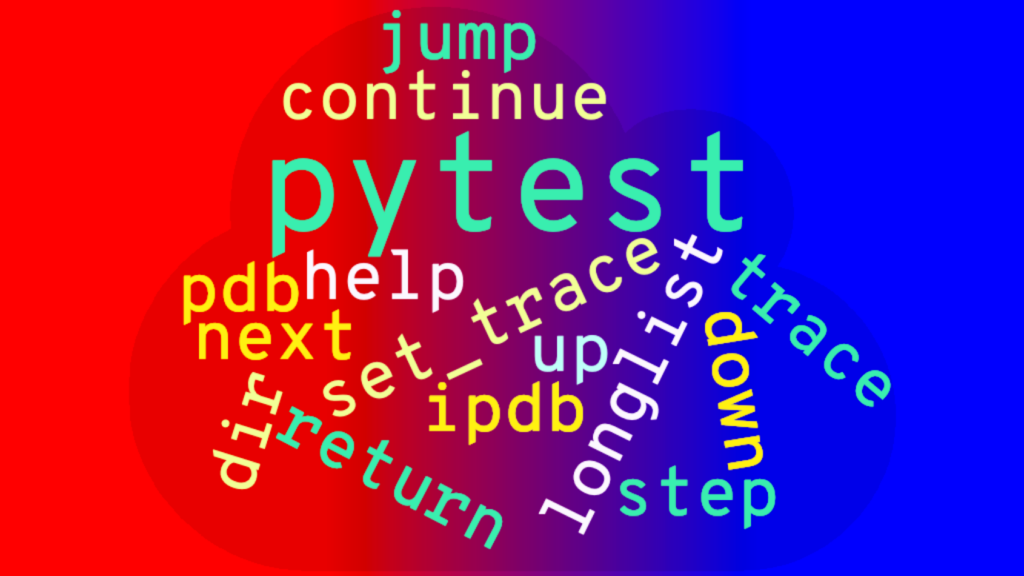 pytest debugging commands