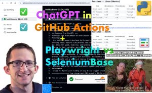 ChatGPT in GitHub Actions + Playwright vs SeleniumBase