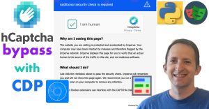 Bypassing hCaptcha with CDP and Python!