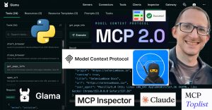 Glama MCP 2.0 inspection with stealthy Chrome browsers